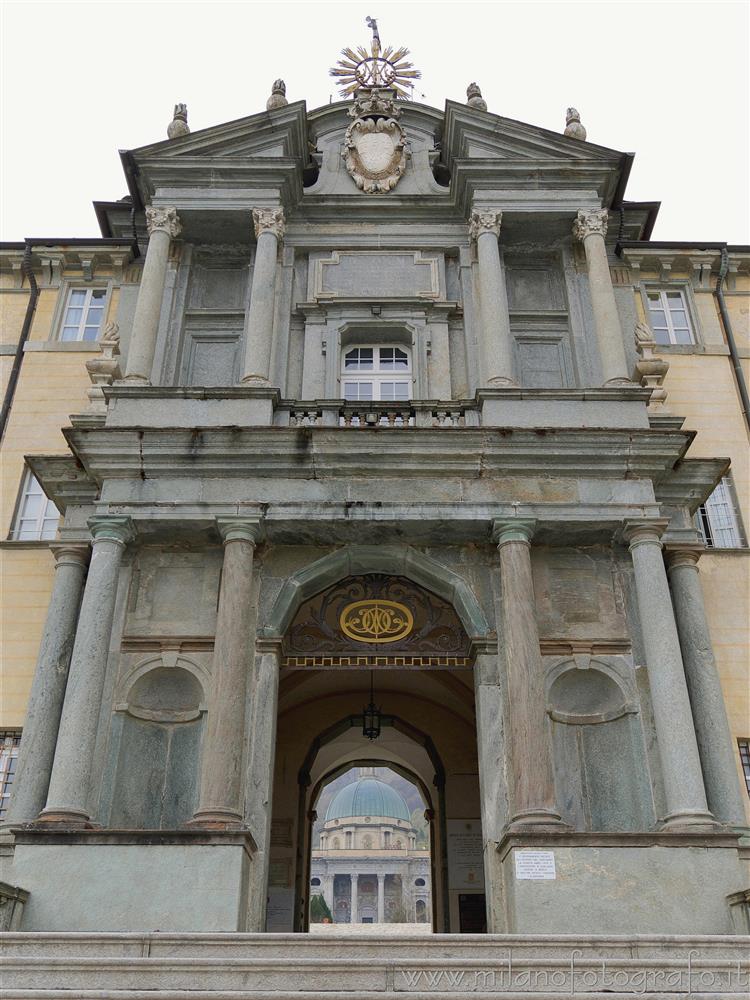 Biella, Italy - Royal Door inside the Sanctuary of Oropa